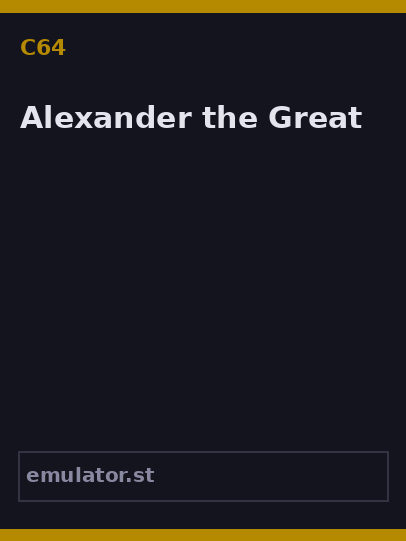 Alexander the Great