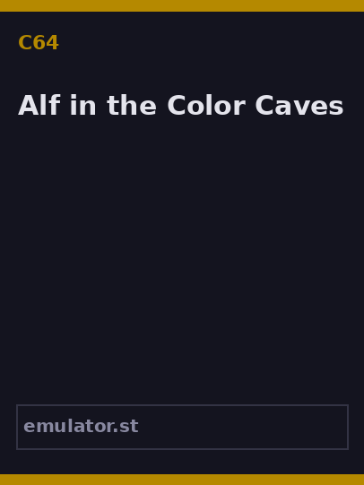 Alf in the Color Caves