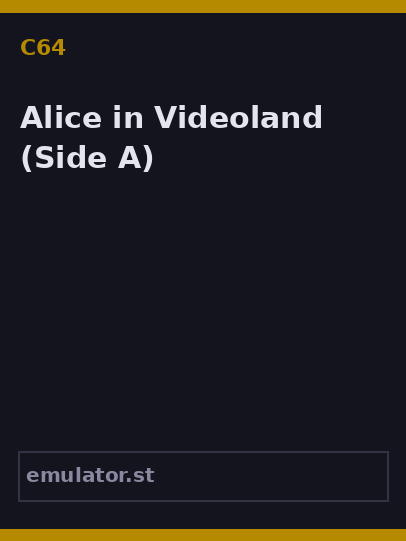 Alice in Videoland