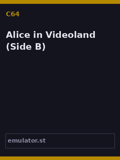 Alice in Videoland