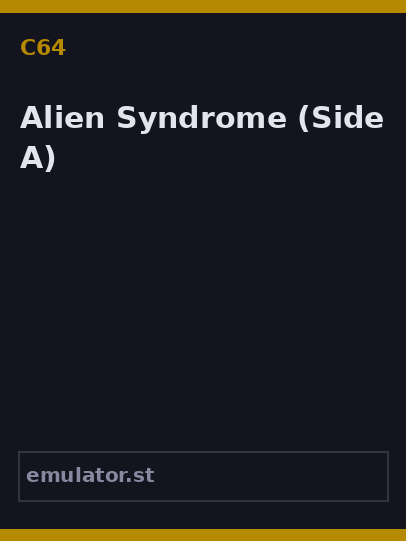 Alien Syndrome