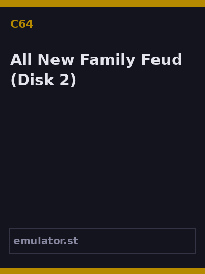 All New Family Feud