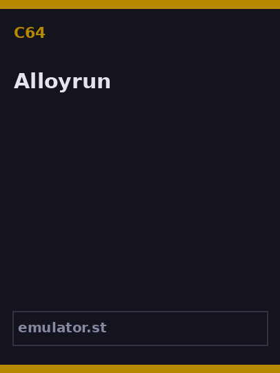 Alloyrun