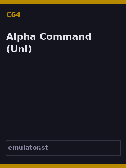 Alpha Command