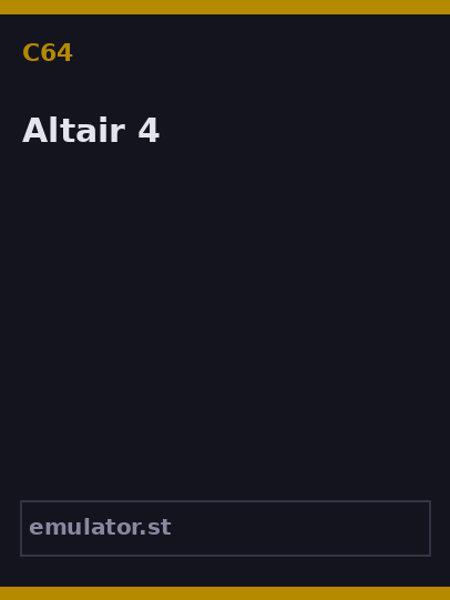 Altair 4