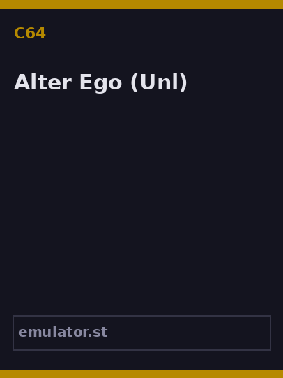 Alter Ego