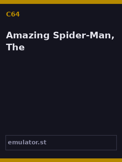 Amazing Spider-Man, The