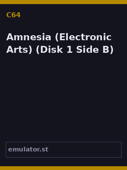 Amnesia