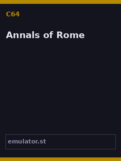 Annals of Rome