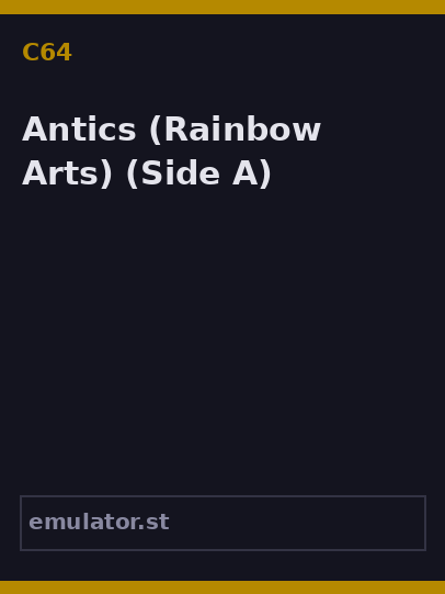 Antics