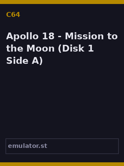 Apollo 18 - Mission to the Moon