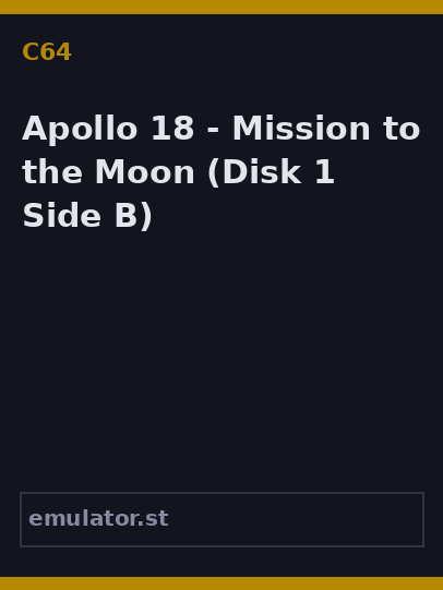 Apollo 18 - Mission to the Moon