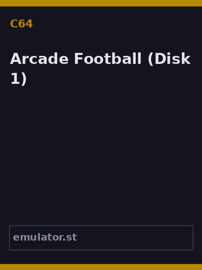 Arcade Football