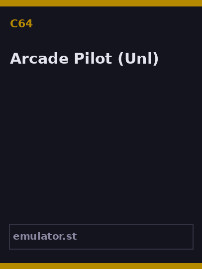 Arcade Pilot