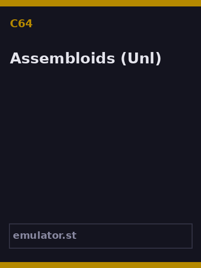 Assembloids