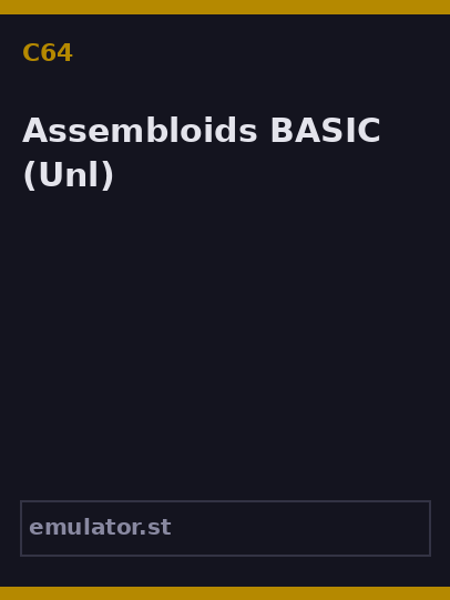 Assembloids BASIC