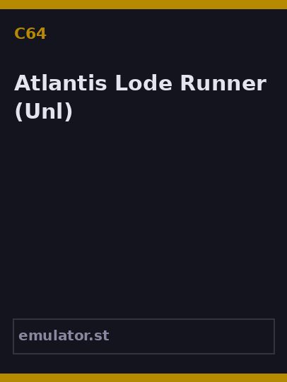 Atlantis Lode Runner