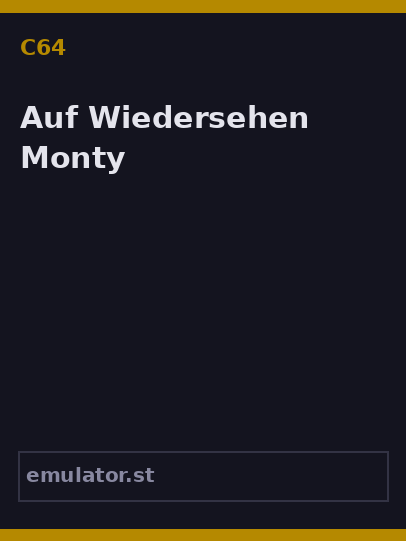 Auf Wiedersehen Monty