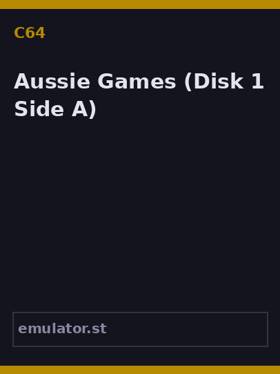 Aussie Games