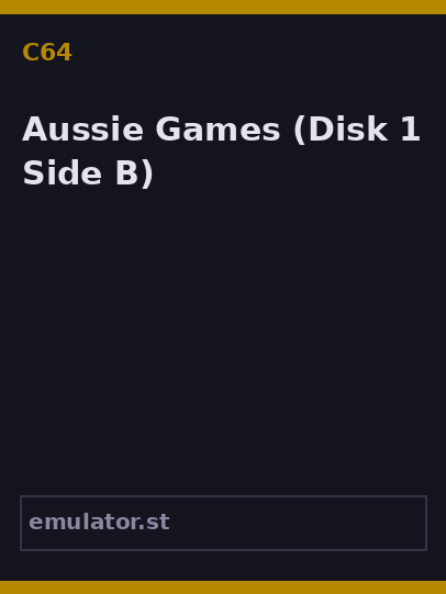 Aussie Games