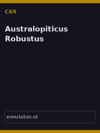 Australopiticus Robustus