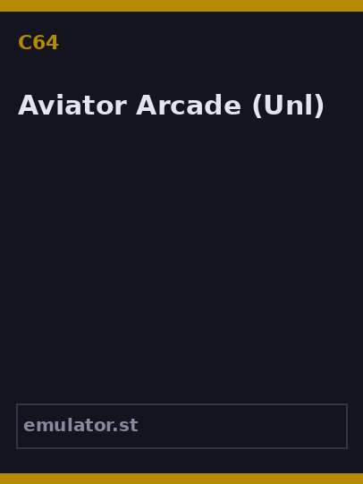 Aviator Arcade