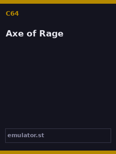 Axe of Rage