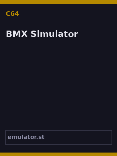 BMX Simulator