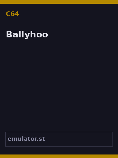 Ballyhoo