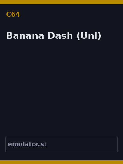 Banana Dash