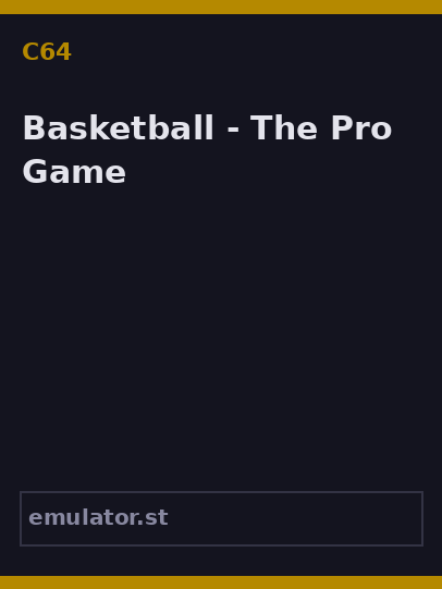 Basketball - The Pro Game