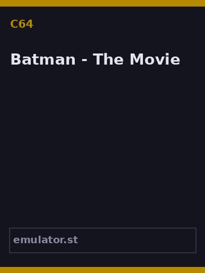 Batman - The Movie
