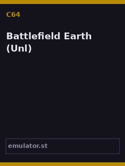 Battlefield Earth