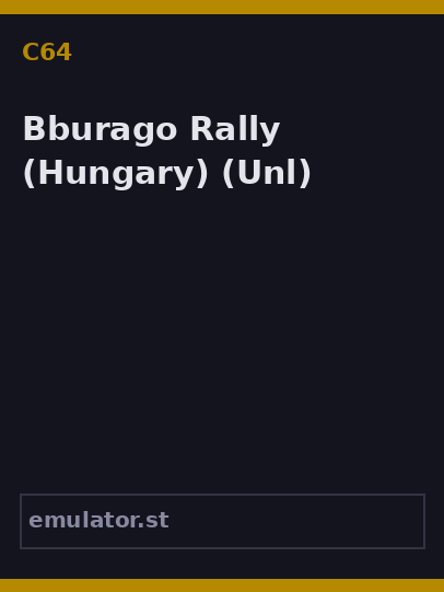 Bburago Rally