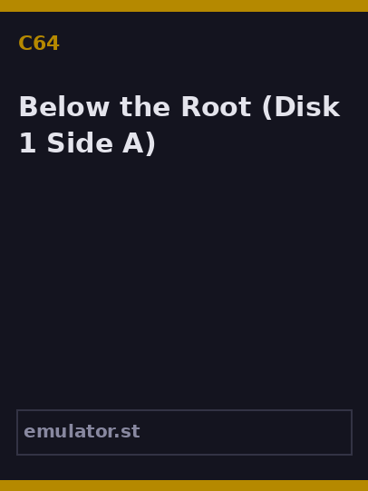 Below the Root