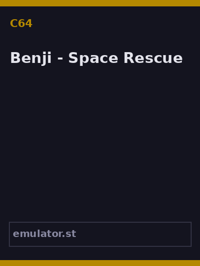 Benji - Space Rescue