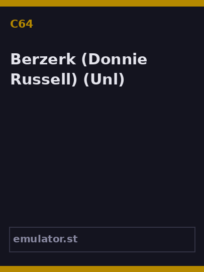 Berzerk