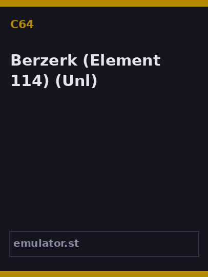 Berzerk