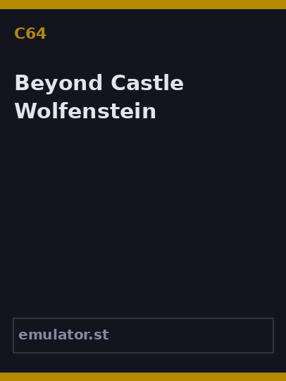 Beyond Castle Wolfenstein