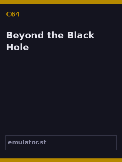 Beyond the Black Hole
