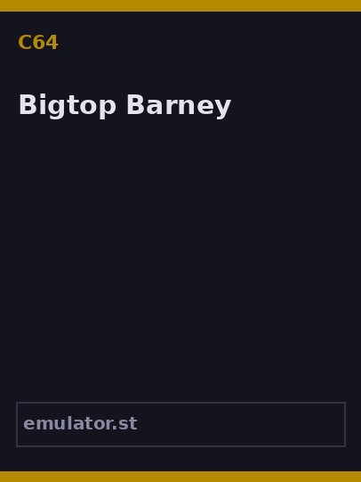 Bigtop Barney