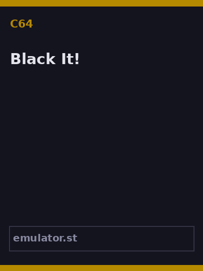 Black It!
