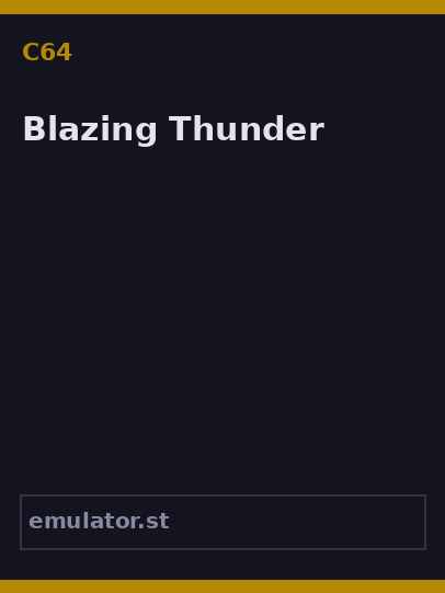 Blazing Thunder