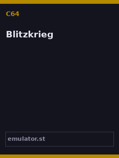 Blitzkrieg