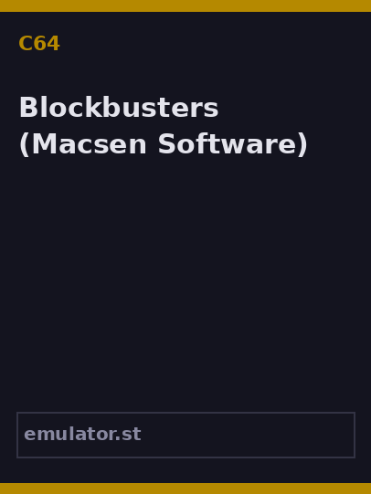 Blockbusters