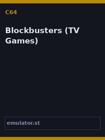 Blockbusters