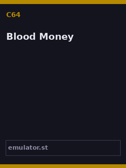 Blood Money