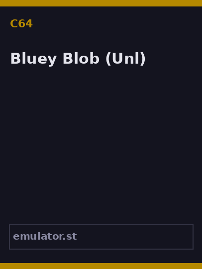 Bluey Blob