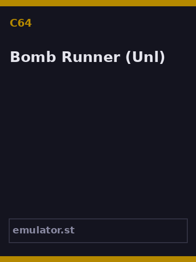 Bomb Runner