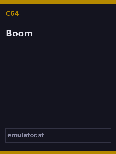 Boom